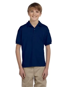 Gildan Youth Polo Shirt Short Sleeve DryBlend 50/50 Sport G880B - Picture 1 of 49
