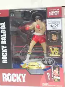 Movie Maniacs Rocky W1 Rocky Balboa (1976) Platinum 6" Posed Figure Mcfarlane - Picture 1 of 1