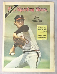 The Sporting News 5/5/73 NOLAN RYAN California Angels Newsstand-no-label FISK - Picture 1 of 4