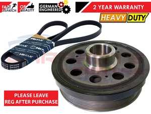 FOR BMW 316D 318D 320D 520D X3 116D 118D CRANK SHAFT PULLEY AND ALTERNATOR BELT - Picture 1 of 6
