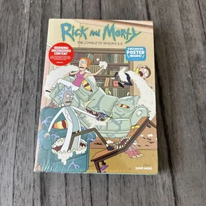 Rick and Morty: The Complete Seasons 1-5 (DVD) Sealed New - Picture 1 of 6