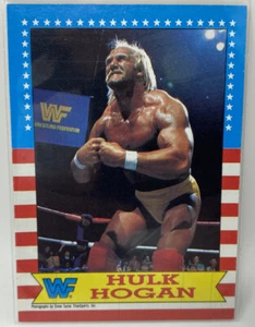 1987 WWF Wrestling Stars Topps HULK HOGAN Trading Card #3 WWE WCW NWO - Picture 1 of 2