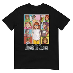 Cute Teacher Junie B Children Book Back Jones to School T-Shirt - Picture 1 of 16