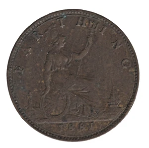 1881 Victoria Farthing Coin - Picture 1 of 2