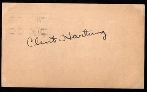 1949 Clint Hartung New York Giants SIGNED VINTAGE GOVERNMENT POSTCARD GPC - Picture 1 of 2
