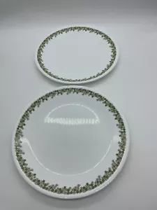 Set of 2 Vintage Corelle Crazy Daisy Spring Blossom Dinner Plates - Picture 1 of 10