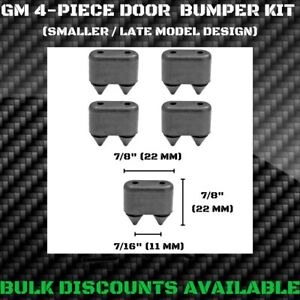 Pontiac Rubber Door Jamb Body DOOR BUMPER Cushion Bump Stop Kit OEM GM NOS