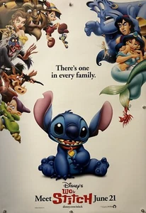 LILO & STITCH Original ein Blatt Filmposter - 2002 - WALT DISNEY - SELTEN! - Bild 1 von 6