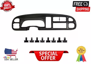 Front Dash Bezel Black Plastic Clips For 1998-2001 Dodge Ram 1500 3500 New Brand - Bild 1 von 13