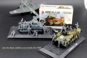 1/72 1:72 soldiers 18pcs tankman WW2 Germany ARMY Battlefield5 - Picture 1 of 8