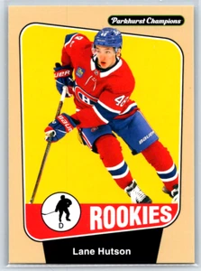 2024-25 Upper Deck Parkhurst Champions - Beige Lane Hutson #246 RC - Bild 1 von 2