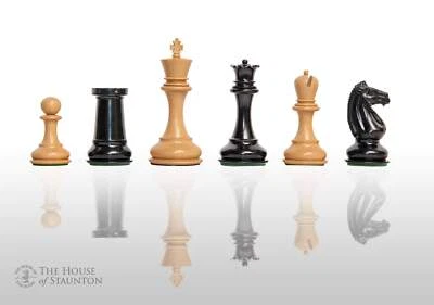 The Challenger Series Luxury Chess Pieces - 4.4" King - Ebonized Boxwood - Image 1 of 4