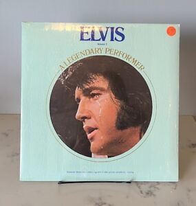 ELVIS sealed Vinyl Album CPL1-1349 'A Legendary Performer' w memory log & photo 