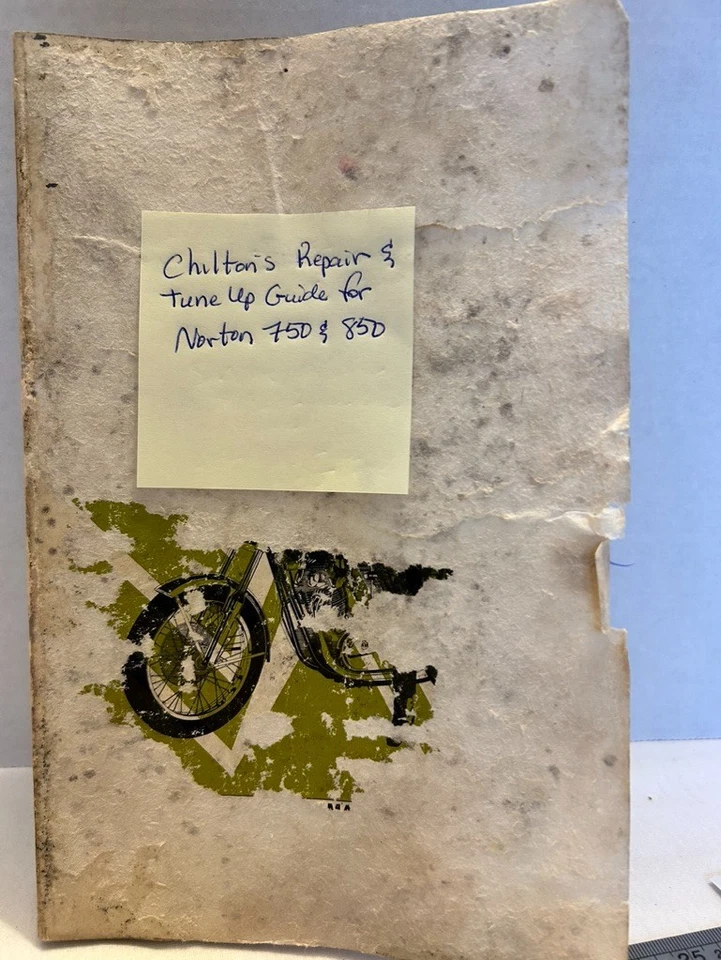 Guía de reparación y puesta a punto Chilton's Norton 750 y 850 1966-1973 envío gratuito Foto 1 de 1