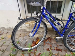 Tourenrad GIANT 28 " blau mit Lenkrad korb + Gepäcktr - Bild 1 von 5