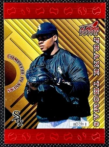 1999 Pacific Aurora Complete Players #5B FRANK THOMAS Red Foil SP #062/299 - Picture 1 of 2