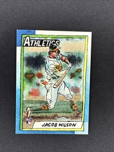 Jacob Wilson 2025 Topps Shoebox Treasure First Light Rookie RC Athletics C97 - Bild 1 von 2