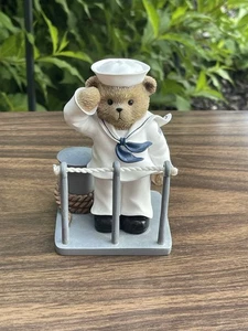 THE HAMILTON COLLECTION TEDDIES IN THE NAVY "ALL BEARS ON DECK" FIGUR - Bild 1 von 6