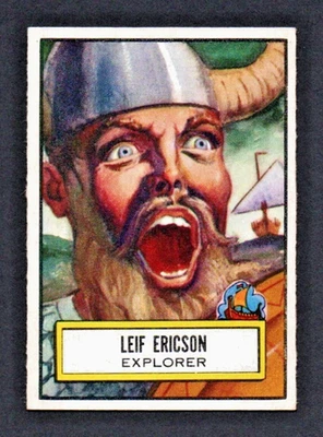 1952 TOPPS LOOK 'n SEE LEIF ERICSON #126 NrMt - Image 1 of 2