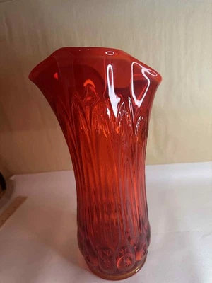 Vaso balançado Moon and Star Amberina RARO - Imagem 1 de 4