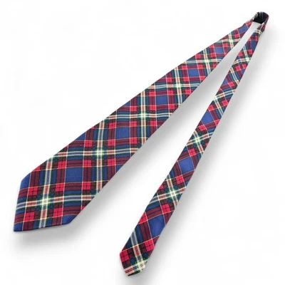 Corbata Ralph Lauren Para Hombre Cuadros Tartán Mezcla Seda Clásica Negocios 57" L 3.65" W Foto 1 de 4