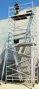 Scaffolding 450kg Capacity Mobile Scaffold - 8.7m Reach Height Scaffold - Picture 1 of 9