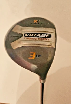 Knight Oversize Virage #3 15 Degree & #5 21 Degree Golf Clubs Titanium Matrix - Image 1 of 4
