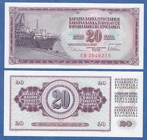 Yugoslavia 20 Dinara P 88a 1978 UNC - Picture 1 of 1