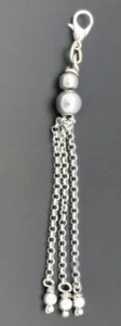 Sterling Silver and stainless steel tassel made and shipped Sydney JCE14 - Picture 1 of 4