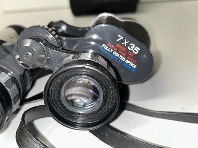 JASON Clipper MODEL 188 BINOCULARS 7 X 35 FIELD 578 ft. @ 1000 yds. NICE - Image 1 of 4