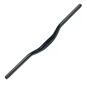 31.8mm Mountain Bike Handlebar MTB Handlebar Cycling Low Riser Bar 650mm Black - Picture 1 of 8