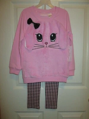 Conjunto de 2 piezas de top/pantalones a cuadros rosa KIDS CUARTELEARS - Talla: 5 Nuevo Foto 1 de 4