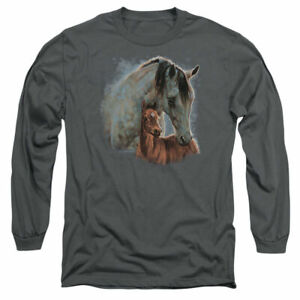 "Painted Horses" Pullover Hoodie or Long Sleeve T-Shirt