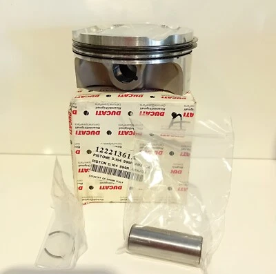 Nuevo conjunto de pistón genuino Ducati 999R D.104 12221361A ¡ERA £616,63! Foto 1 de 4