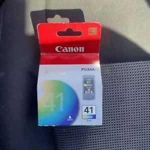 Genuine OEM Canon Pixma Color CL-41 Ink Cartridge New Sealed ChromaLife 100 - Picture 1 of 4