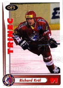 2001-02 Czech OFS Red Inserts #23 Richard Kral