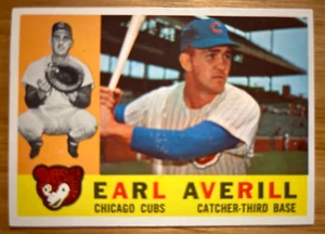 1960 Topps Baseball Card #39 Earl Averill - Picture 1 of 2