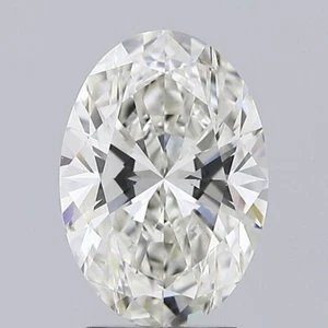 2.40 CT Oval Lab Grown Diamond Ring | IGI Certified Jewelry Gift for Her - Picture 1 of 2