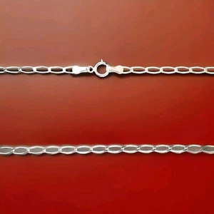 Erick's Sterling Silver 22 Inches Long Curb Link Chain Taxco.925 - Picture 1 of 9