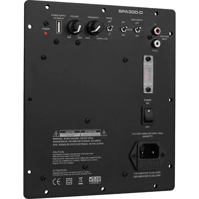 Dayton Audio SPA300-D 300 Watt Class-D Subwoofer Plate Amplifier - Image 1 of 4