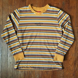 Supreme Long Sleeve Striped T-Shirts 