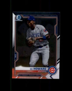 2021 Bowman Chrome Prospects #BCP12 Ed Howard (ref 163690) - Picture 1 of 2