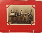 Photo vintage des années 1940 d'un groupe de musique country de WMDN Radio Midland Michigan NOMS