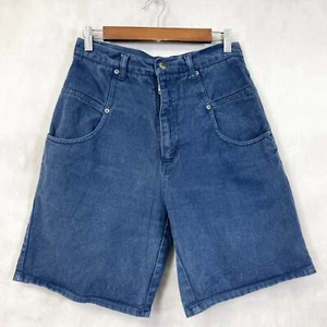VTG 90s Nuovo Country Seat Womens Denim Shorts Size 11/12 High Rise Retro Summer - Picture 1 of 9