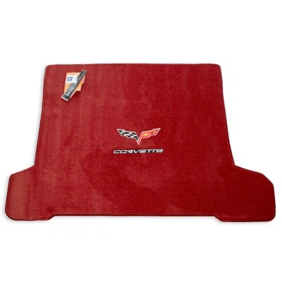 Chevrolet Corvette C6 2006-2013 cupé Monterey rojo alfombrilla de carga calidad premium Foto 1 de 3