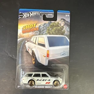 2024 Hot Wheels HOT WAGONS #3/5 DATSUN BLUEBIRD WAGON (510) * WALMART EXCLUSIVE - Picture 1 of 5