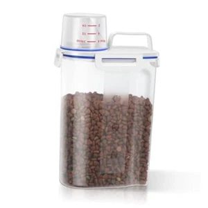 Pet Food Container for Dogs Cat Food Container with Pour Spout + Seal Buckles - Picture 1 of 8