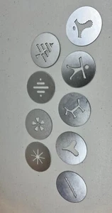 FULL SET 9 Wear Ever Super Shooter Replacement Cookie Discs 70001 WearEver Parts - Picture 1 of 10