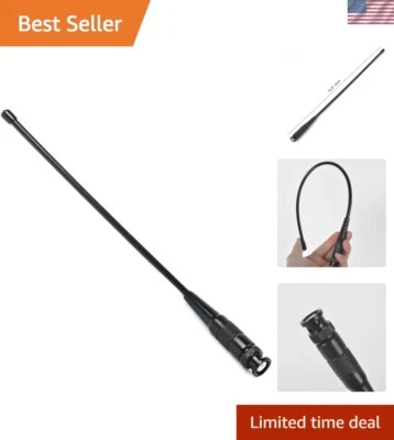 Compact 15.6" VHF/UHF Antenna for ICOM Models - Exceptional Performance & Range - Image 1 of 4
