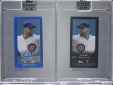 2019 Topps Clearly Authentic Auto T206 Design Blue /25 Kerry Wood #TA-KW Auto